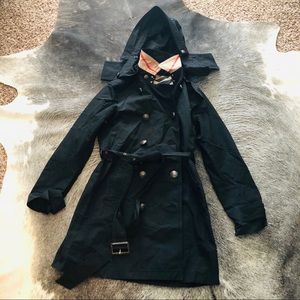 ✨ SALE Burberry Brit trench coat black